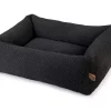 Hundeseng HUGGY med glidelås 85 x 65 x 24h. Farge Black X10. Empets