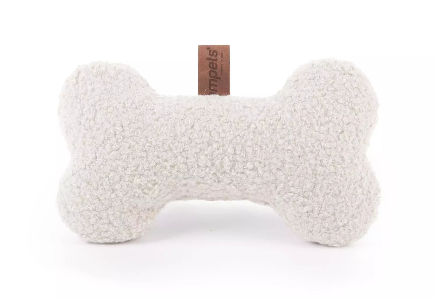 BOUCLE stoffben leke 21x11cm. Farge Creme X11. Empets