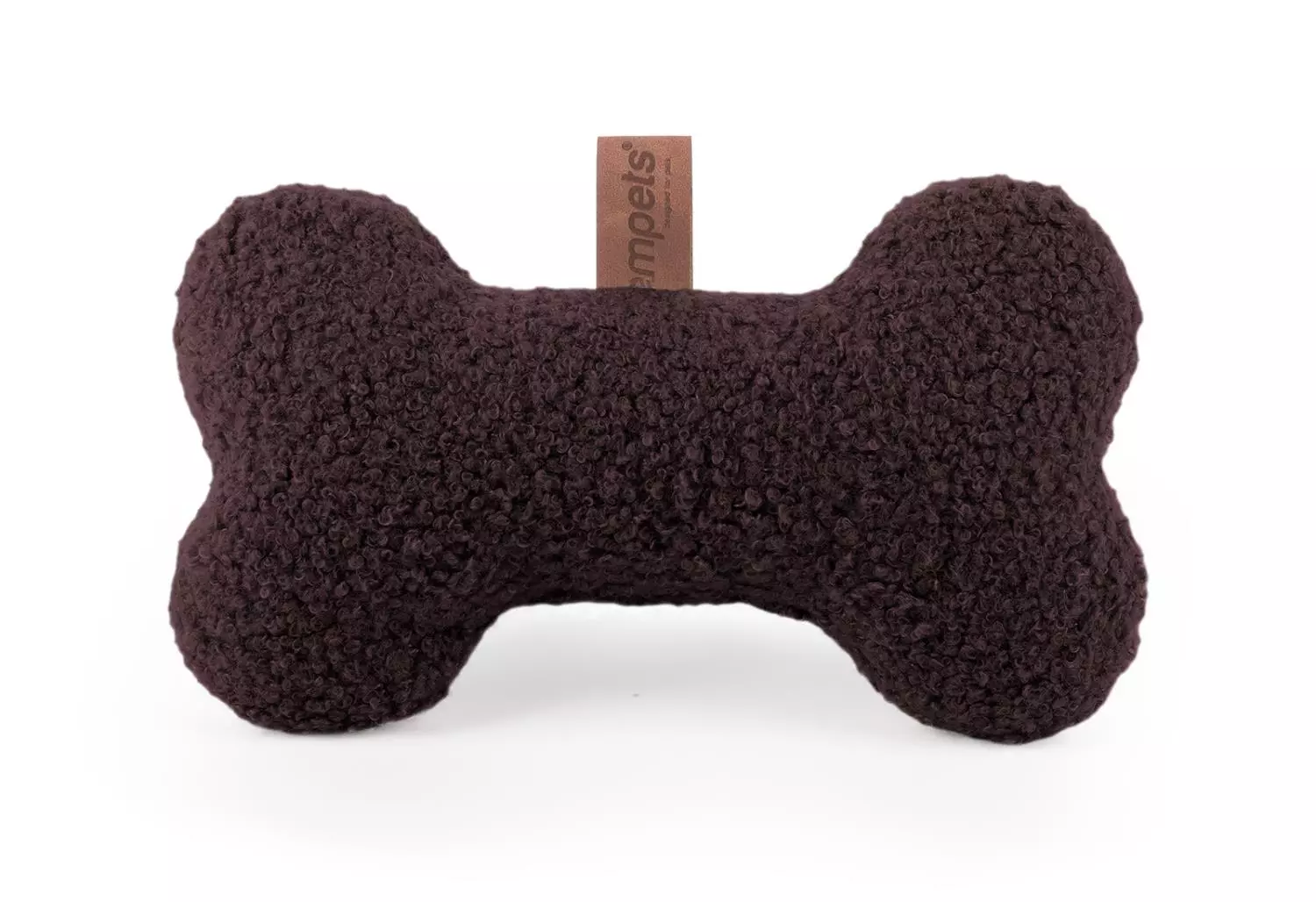 BOUCLE stoffben leke 20cm. Farge Chocolate x15. Empets