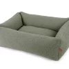 Hundeseng BOUCLE med glidelås 100x75x26 cm. Farge Green X14 EMPETS