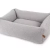 Hundeseng BOUCLE med glidelås 100x75x26 cm. Farge Light Grey X16 EMPETS