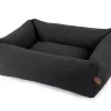 Hundeseng BOUCLE med glidelås 120x90x30 cm. Farge Black X18 EMPETS