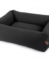 Hundeseng BOUCLE med glidelås 120x90x30 cm. Farge Black X18 EMPETS