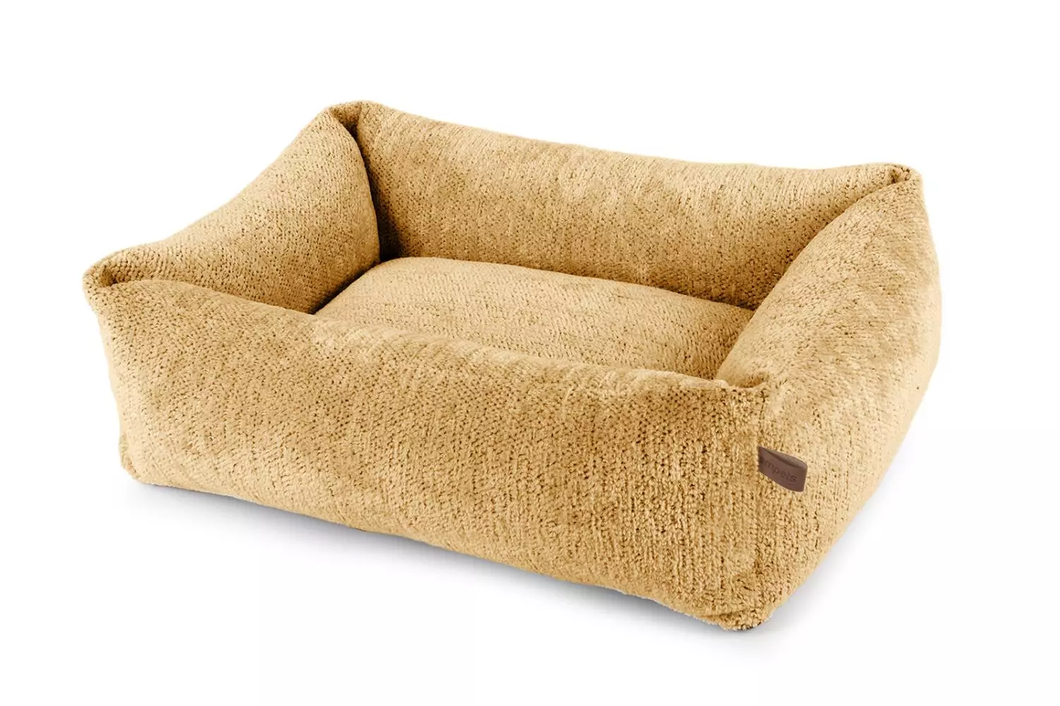 Hundeseng MOSS med glidelås 100x75x26 cm. Farge Mustard X21 EMPETS