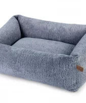 Hundeseng MOSS med glidelås 85x65x24 cm. Farge Steel Blue X22 EMPETS