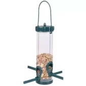 Villfuglmater "Silo" transparent/grønn