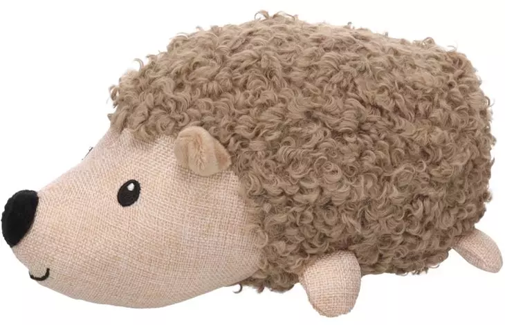 Hundeleke "Kopya" pinnsvin beige 15cm