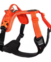 Non-Stop Ramble Harness, Black/Orange, L