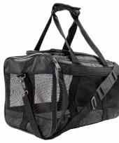 Transportväska Sherpa Deluxe Svart M 43.1X27.9X26.6Cm