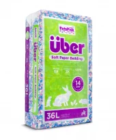 ÜBER papirstrø til bur 36 L konfetti