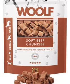 Woolf Beef Chunkies 100G