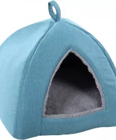 Kattehule Isidor blå 38x38x40cm
