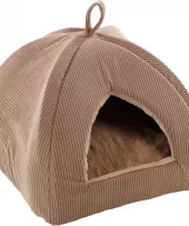 Kattehule Colette taupe 38x38x40cm