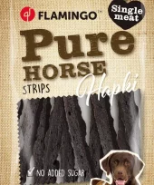Hundegodbit Hapki Pure strips med hest 85g