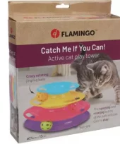 Katteleke "Bagera" ball tårn mix farger