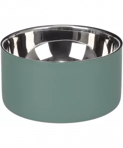 Matskål "Xara" grønn/sølv, Ø17cm - 1200 ml