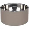 Matskål "Xara" taupe/sølv, Ø15cm - 700 ml