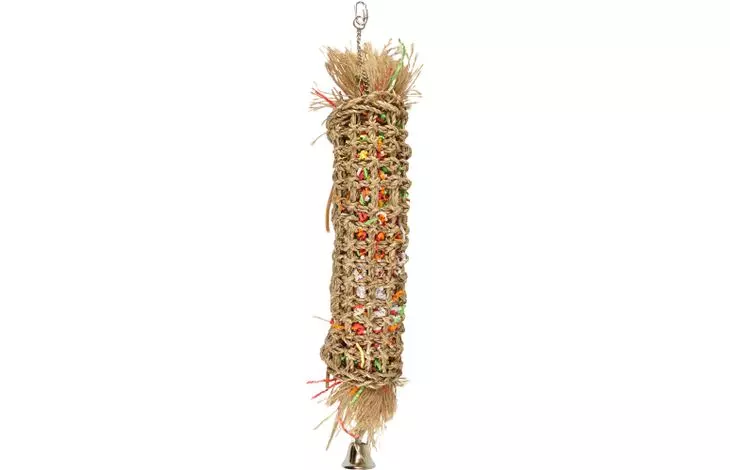 Fugleleke Parrot tube colour multii 66cm