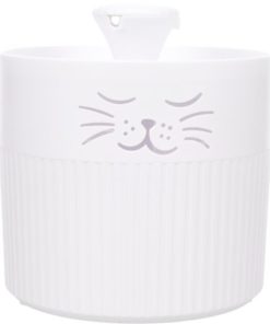 Drikkefontene Mali rund hvit