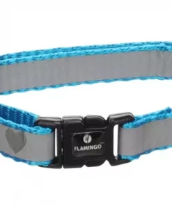 Kattehalsbånd "Minx" mint blå refleks