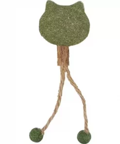 Kattleke Katti catnip hodeball med tau