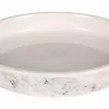 KATTEMATSKÅL MARMI CERAMIC GRÅ 15,5cm x 15,5cm x 3cm - 250ml - ∅ 15,5cm