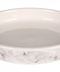 KATTEMATSKÅL MARMI CERAMIC GRÅ 15,5cm x 15,5cm x 3cm - 250ml - ∅ 15,5cm