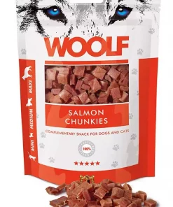 Woolf Salmon Chunkies 100G