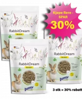 RabbitDream BASIC kaninmat 3x1,5kg, BunnyNature