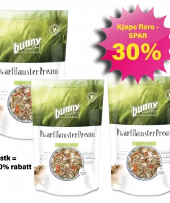 DvergHamsterDream EXPERT dverghamstermat 3x500 g, BunnyNature