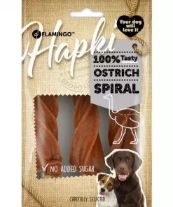 Hundegodbit Hapki spiral med struts 85gr
