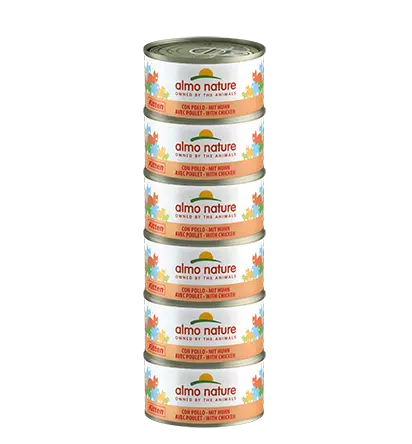 Almo Nature Kitten with chicken 70g x 6