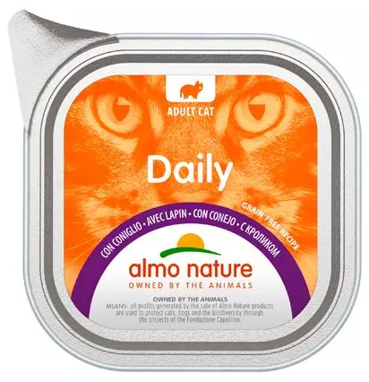 Almo Nature Daily Cats med Kanin 100g