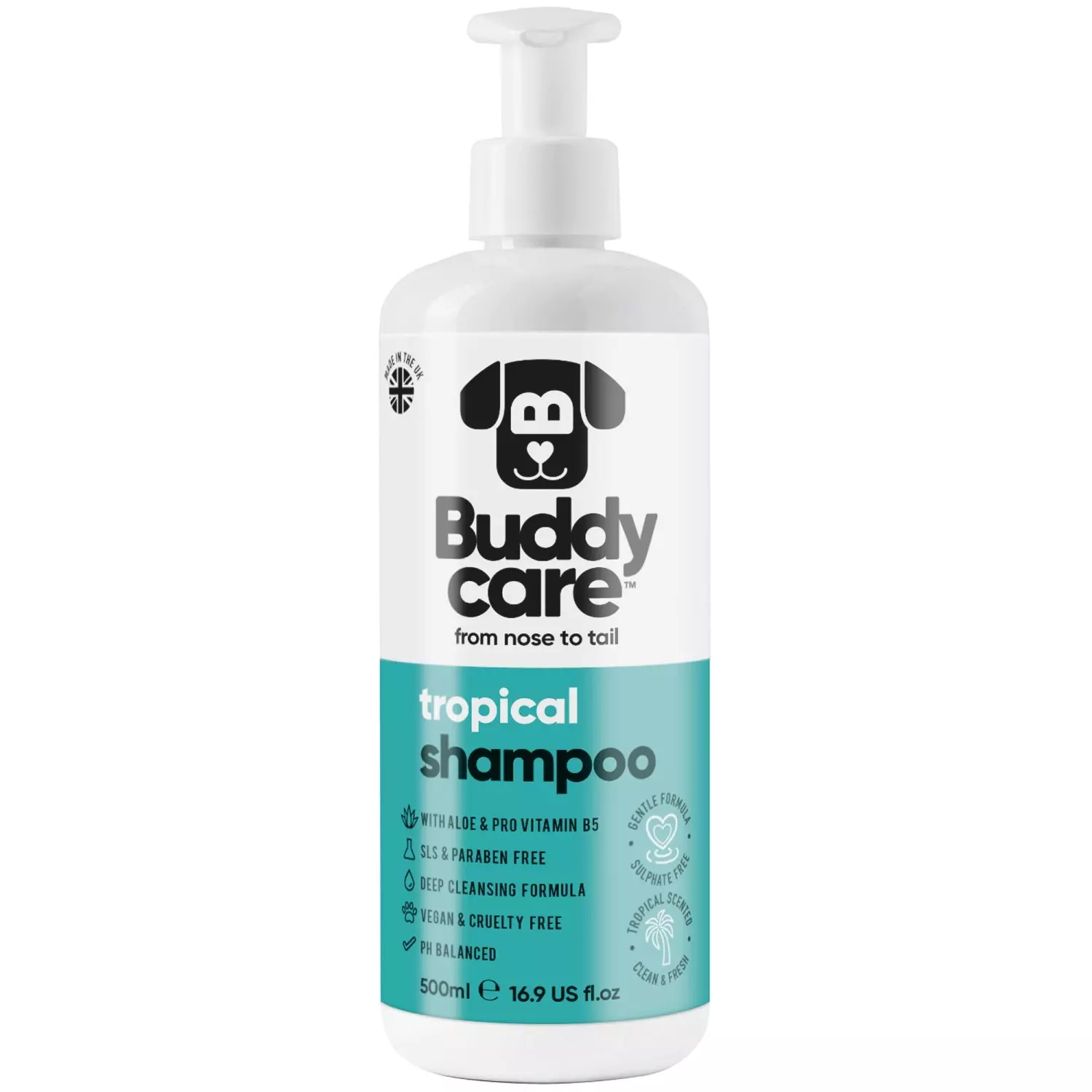 BuddyCare Dog Shampoo - Tropical - 500ml
