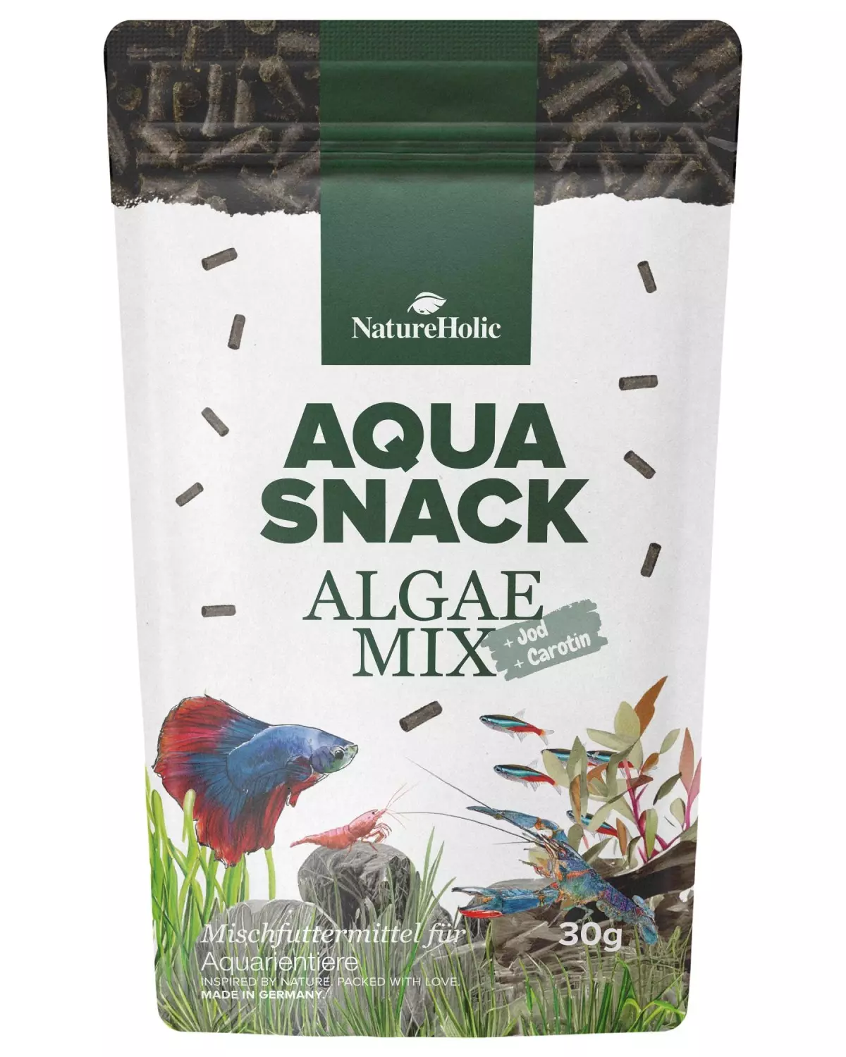 NatureHolic – AquaSnack AlgeMix-sticks 30g