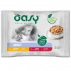 Oasy Cat Multipack Adult kjøttutvalg, biter i saus pouch (4x85 gr)