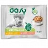 Oasy Cat Multipack Adult Sterilized utvalg, biter i saus pouch (4x85 gr)