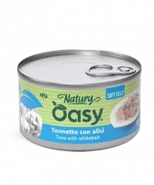 Oasy Cat tunfisk med småfisk, natury soft jelly (85 gr)
