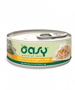 Oasy Dog kylling med ost og mais, natury (150 gr)
