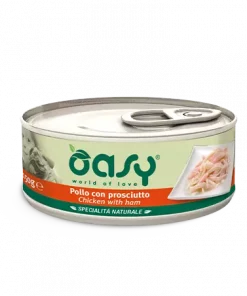Oasy Dog kylling med kyllingskinke, natury (150 gr)