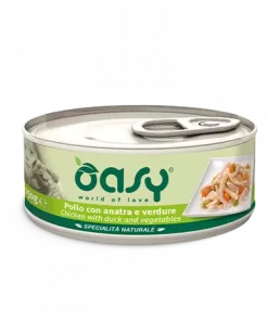 Oasy Dog kylling med and og grønnsaker, natury (150 gr)