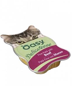 Oasy Cat storfekjøtt, delicatesse (85 gr)