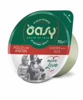 Oasy Cat kylling med and (cup), more love (70 gr)