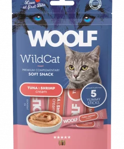 Woolf Wildcat Cream 5 Pcs - Tuna & Shrimp