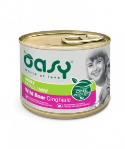 Oasy Dog Adult Small/Mini villsvin, single protein (200 gr)