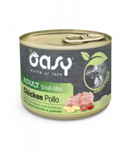 Oasy Dog adult small/mini kylling, grain free (200 gr)