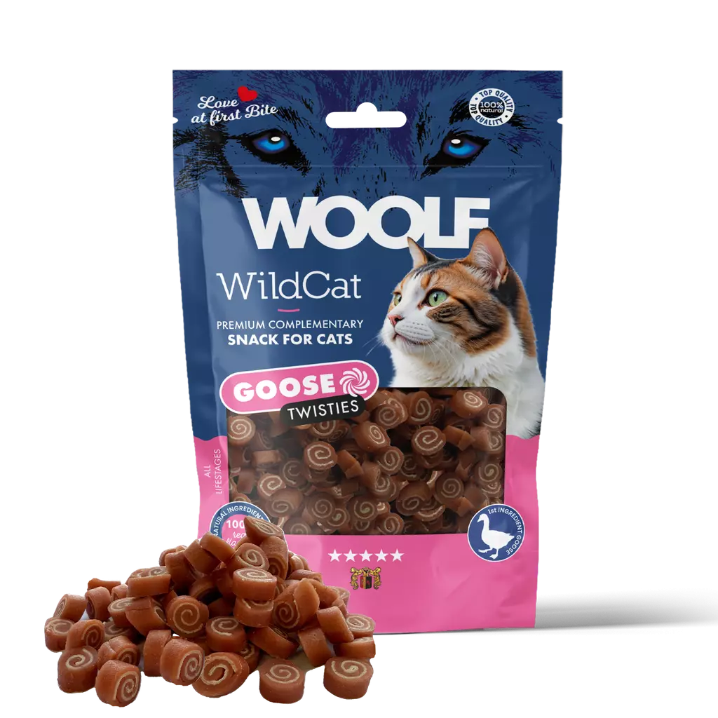 WOOLF WILDCAT GOOSE TWISTIES 50G