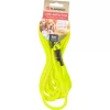 Dog Training and tracking leash Caspar Fluo yellow 5m 6mm