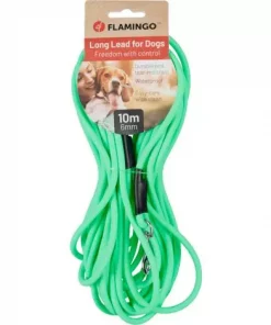 Dog Training and tracking leash Caspar Mint green 10m 6mm