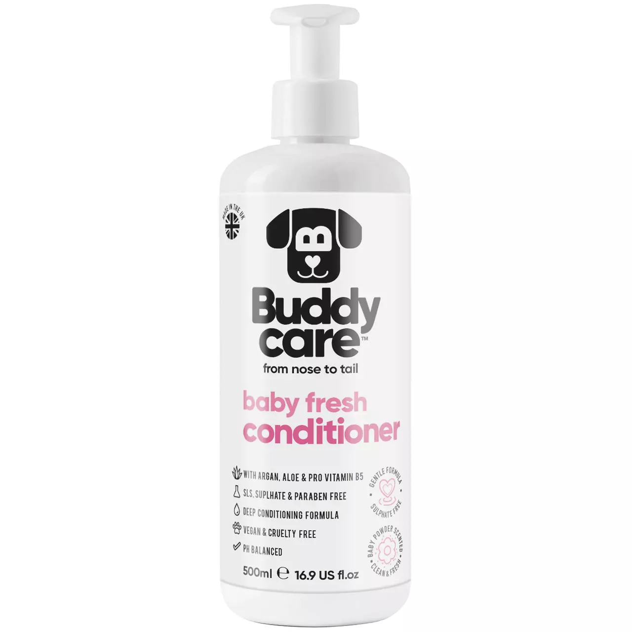 BuddyCare Dog Conditioner - Baby Fresh - 500ml